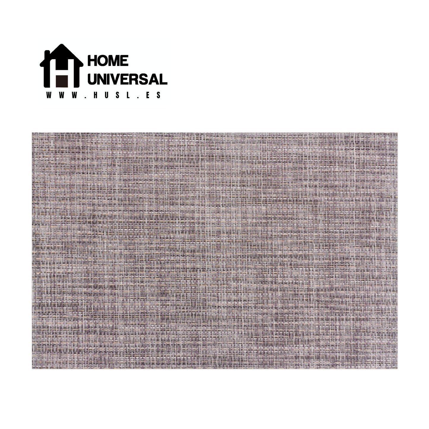 HOME UNIVERSAL Salvamanteles Individuales Juego de 6, Lavables Plásticos de Vinil de Esteras, Resistentes al Calor Antideslizante Fácil de Limpiar Impermeable 30x45cm (Estilo_004_Gris)