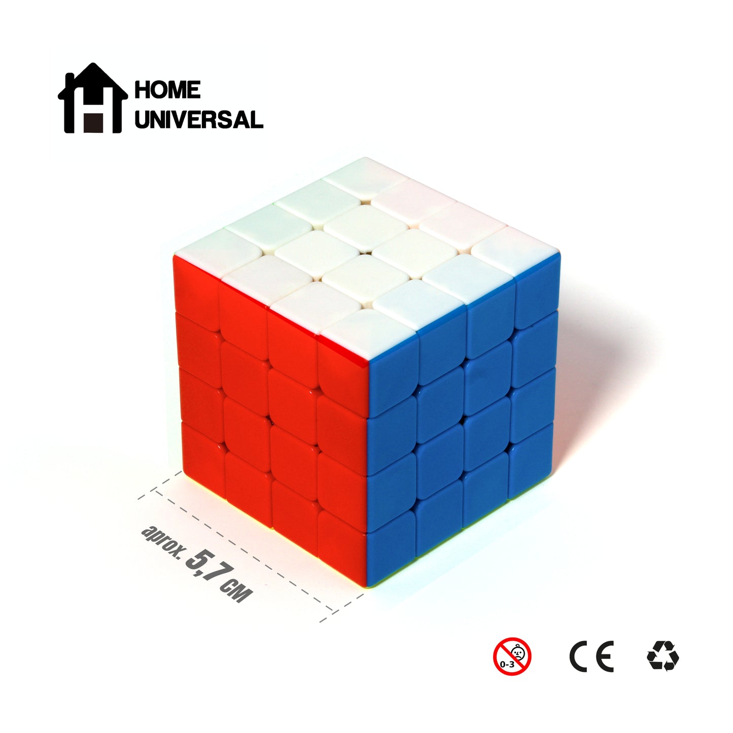 Home UNIVERSAL | Cubo Rompecabezas (4x4x4 Sin Pegatina)