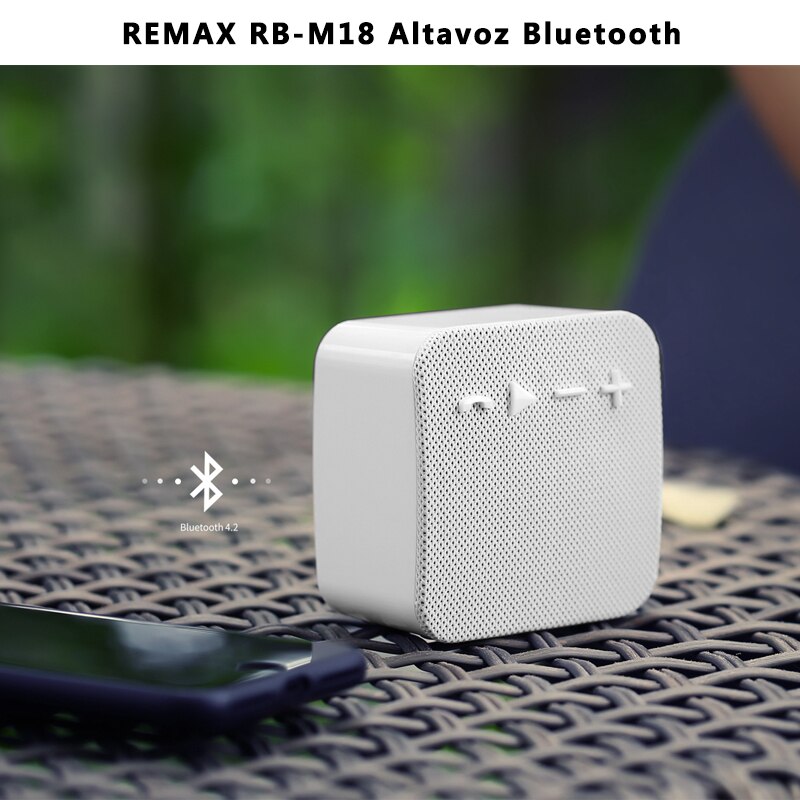 Altavoz Bluetooth de REMAX RB-M18, Mini Altavoz Portátil, Mano Libre Puerto Para AUX, Para Casa/Oficina/Al Aire Libre