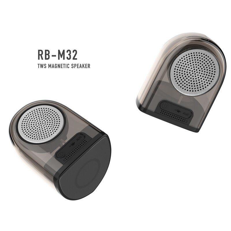 Altavoz Bluetooth RB-M32 Magnético Potente, Con Sonido Estéreo