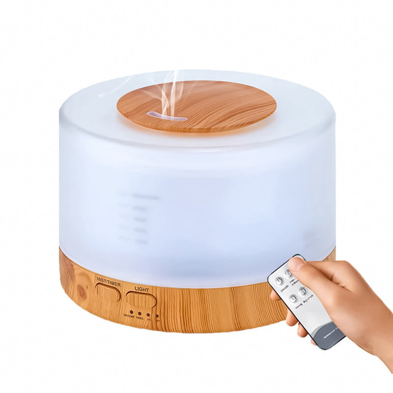 Humidificador de aire ultrasónico difusor de aroma de aceite esencial  Difusores de aromaterapia con lámpara nocturna de 7 colores para  dormitorio