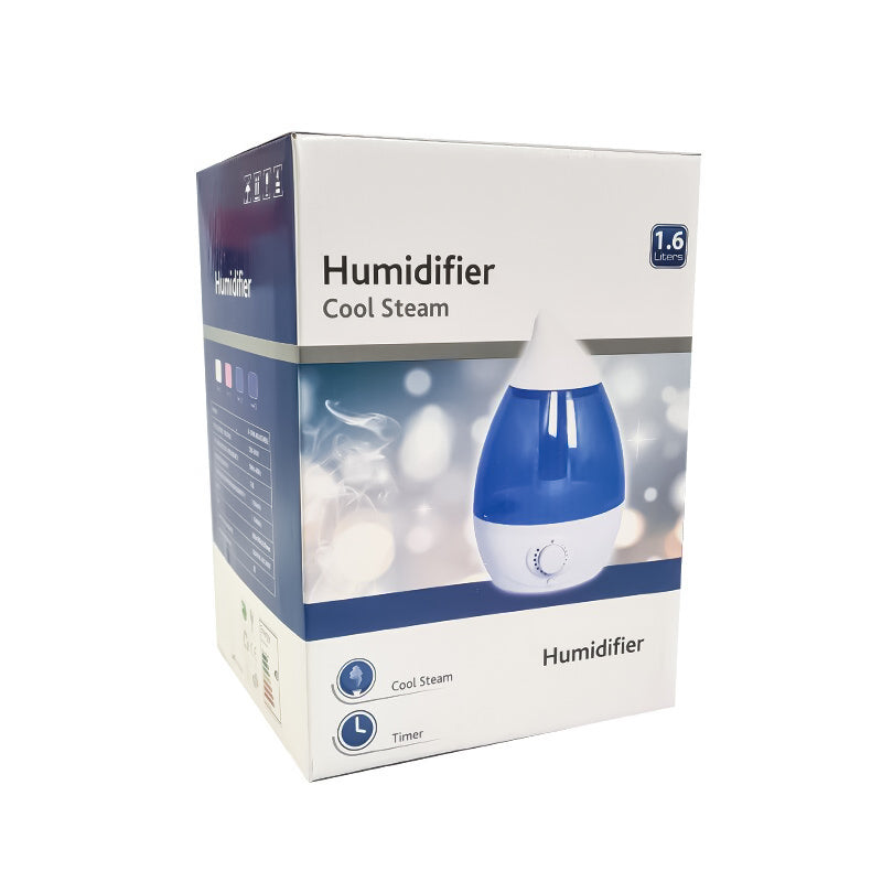 T.REMAX Humidificador De 1.6L, Con Luz Nocturna LED, Potencia Ajustable, Apaga Automática, Difusor Aromaterapia, Para Oficina/Hogar