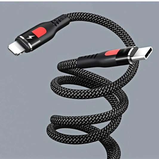 REMAX RC-151cl Cable Carga Ultra Rápida 18w de Tipo-C a Lightning(iPhone),Cable para Cargar Teléfono Móvil o Pasar Datos,100cm