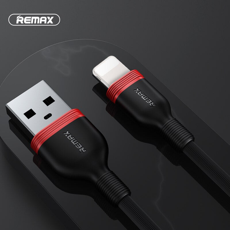 REMAX RC-126i Cable USB a Lightning(iPhone) de 2.4A,Cable para Carga de Teléfono Móvil o Pasar Datos,100cm
