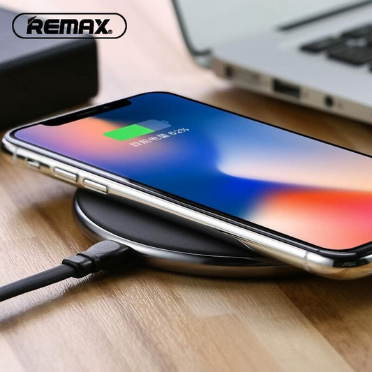 REMAX RP-W10 Cargador de Teléfono Inalámbrico de 5W, Almohadilla de Carga Inalámbrica, para Móviles con carga inalámbrica