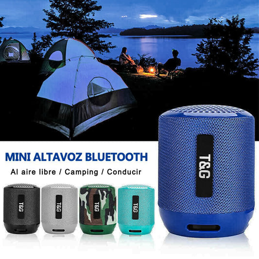 TG-129 Altavoz Bluetooth, Altavoz Portátil Inalámbrico, Para Casa/Oficina/Al Aire Libre, Altavoz Con Radio, Mano Libre, USB, TF