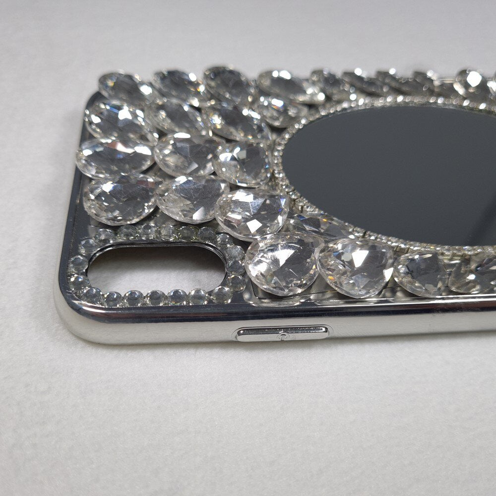Funda carcasa cover mirror color Plata válido para iPhone XR