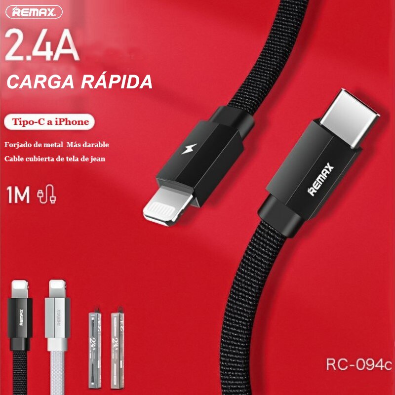 REMAX RC-117m Cable Espiral USB Corto y Flexible 2.4A de Micro USB, Ca –  HOME UNIVERSAL