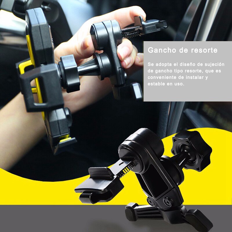 REMAX RM-C14 Soporte Universal De Móvil Para Coche, Con Pinza Para Salida Del Aire Acondicionado Del Coche, Sujeción Para Teléfono