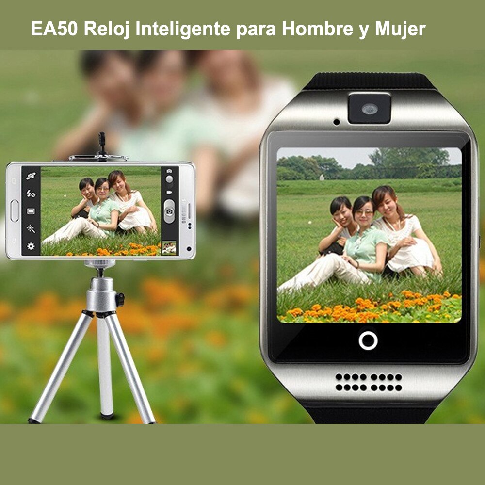 EA50 Reloj Inteligente para Hombre y Mujer, Smartwatch con Llamada, Bluetooth, Pantalla Completamente Táctil, para Android/ IOS