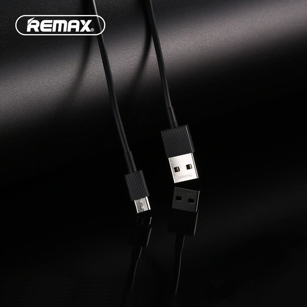 REMAX RC-120m Cable USB Corto y Resistente 2.1A de Micro USB, Cable para Carga de Teléfono Móvil o Pasar Datos,30cm