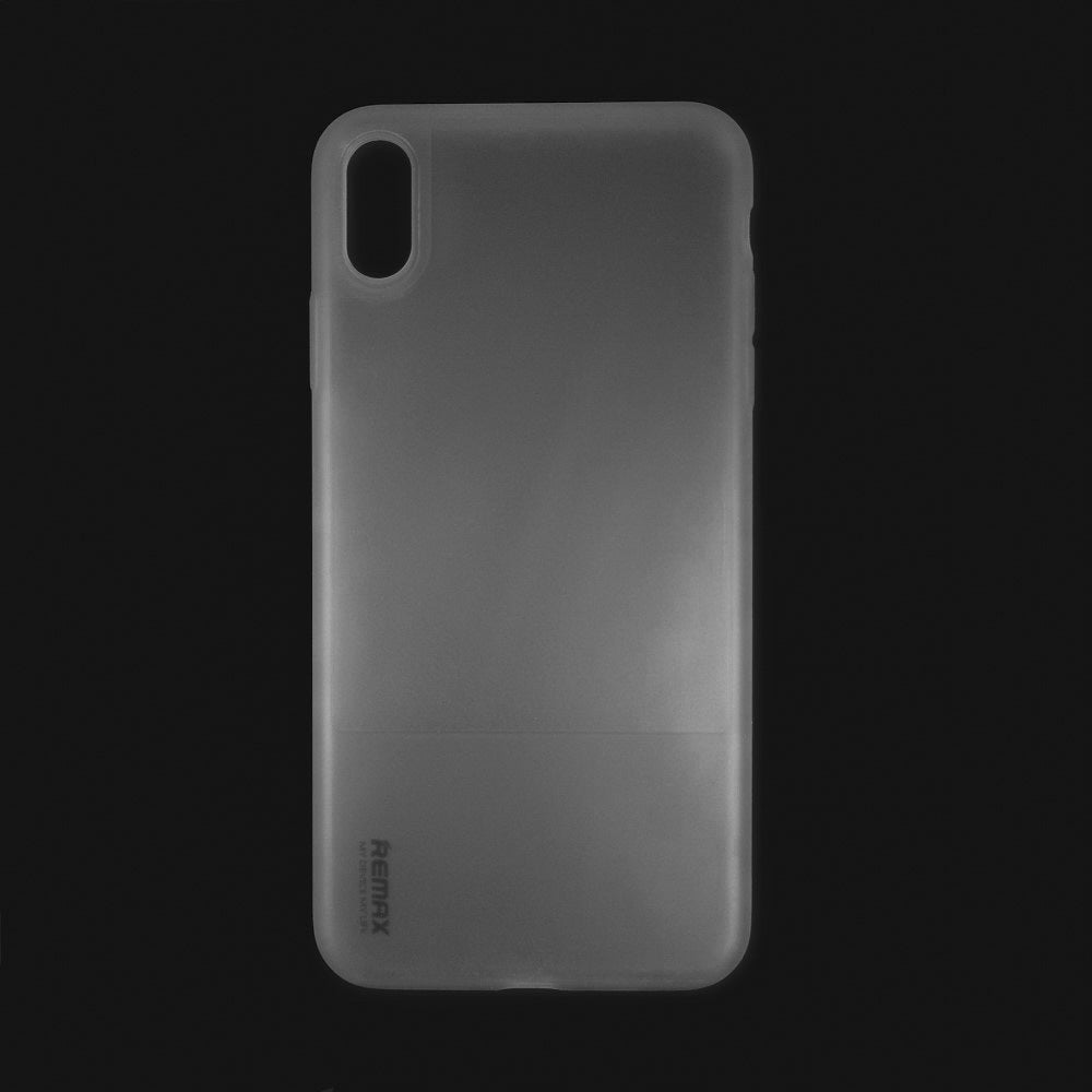 Remax Funda Suave de Silicona para iPhone, Funda transparente mate en Color brillo y oscuro, Carcasa de Móvil para iPhone XS Max