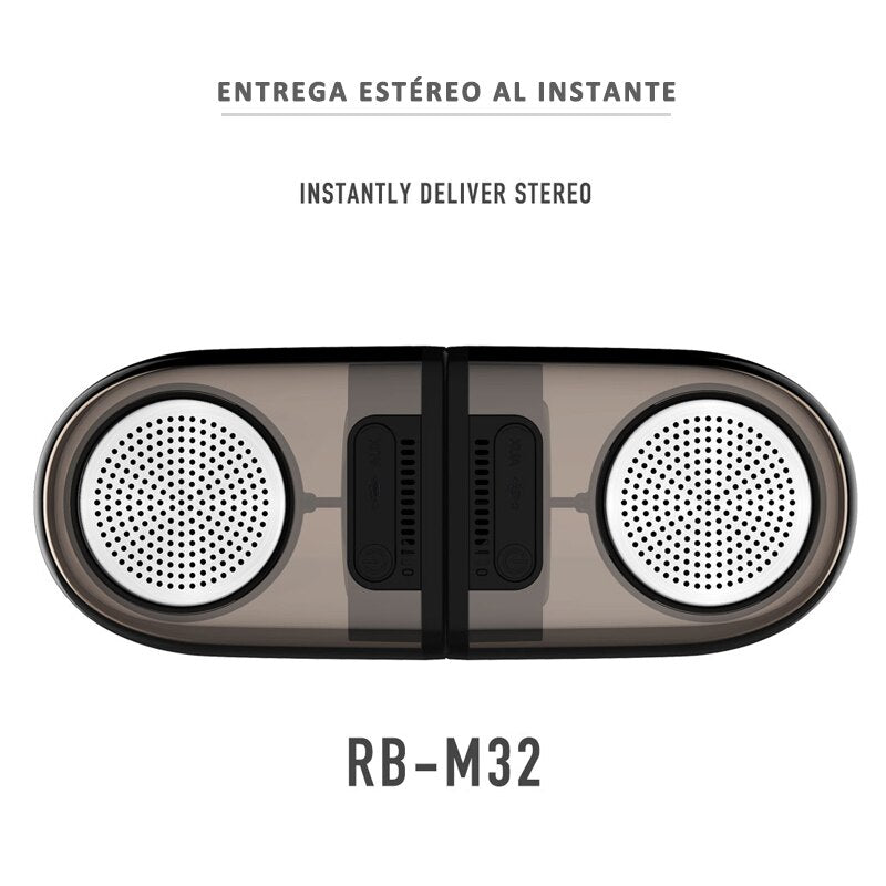 Altavoz Bluetooth RB-M32 Magnético Potente, Con Sonido Estéreo
