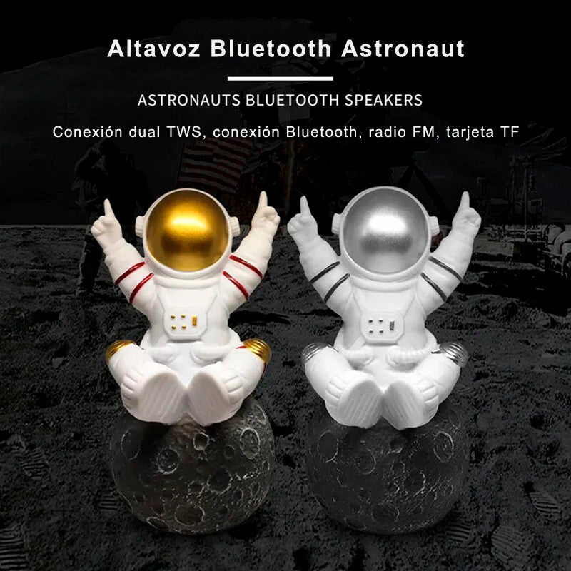 Altavoz Bluetooth Y-388 Inalámbrico Cute Astronaut con Radio FM, para Viaje/Hogar/Oficina, el Altavoz también puede ser un Reproductor de Música con USB/tarjeta TF