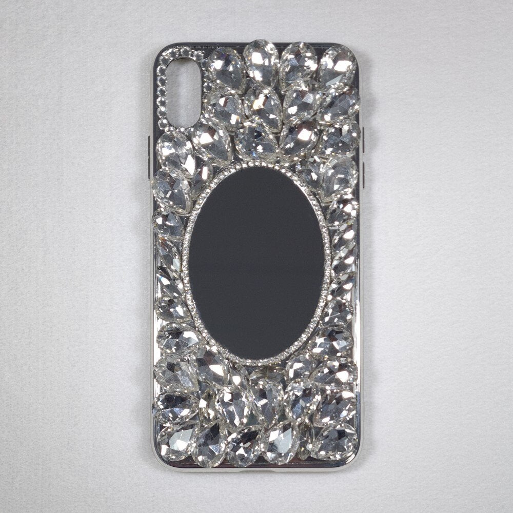 Funda de Móvil de Lujo brillante para iPhone, Funda con Diamantes de imitación/ purpurinas, Carcasa de Móvil para iPhone XS Max
