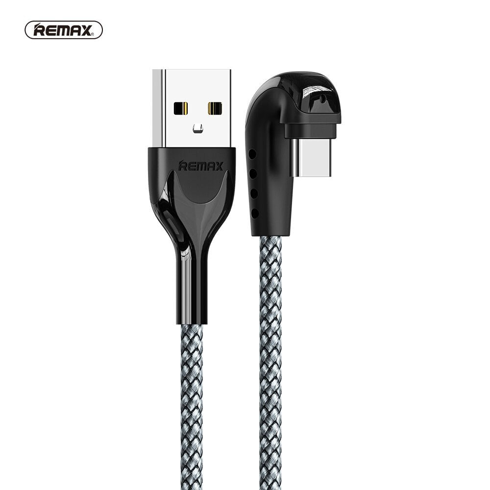 REMAX RC-097a Cable Carga Rápida de USB a Tipo-C 3.0A,Cable para Carga de Teléfono Móvil o Pasar Datos, con Indicador LED,100cm