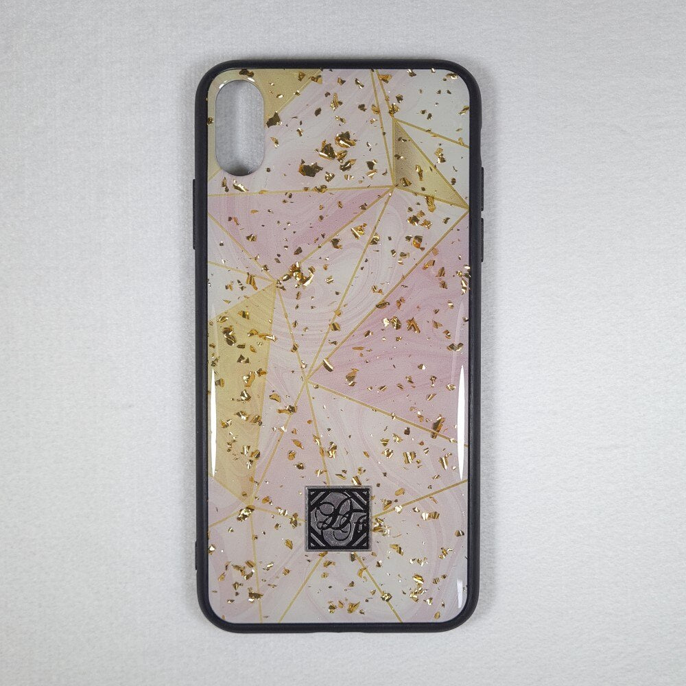 Funda de Móvil de Lujo brillante para iPhone, Fundas de multicolor con purpurinas dorados, Carcasa de Móvil para iPhone XS Max