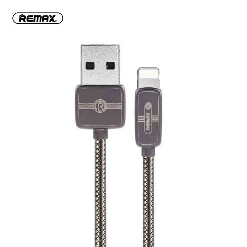REMAX RC-098i Cable Flexible y Resistente 2.1A USB a Lightning(iPhone),Cable para Carga de Teléfono Móvil o Pasar Datos, 100cm