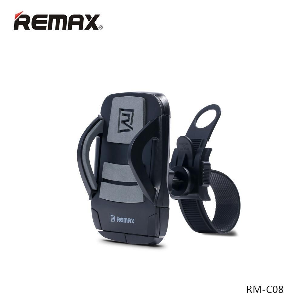 REMAX RM-C08 Soporte Universal Para Manillar De Bicicleta, Antivibración, Tamaño Ajustable Para Móvil, Sujeción Para Teléfonos
