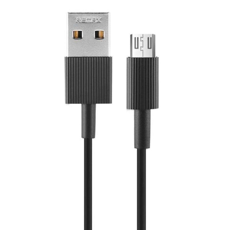 REMAX RC-120m Cable USB Corto y Resistente 2.1A de Micro USB, Cable para Carga de Teléfono Móvil o Pasar Datos,30cm
